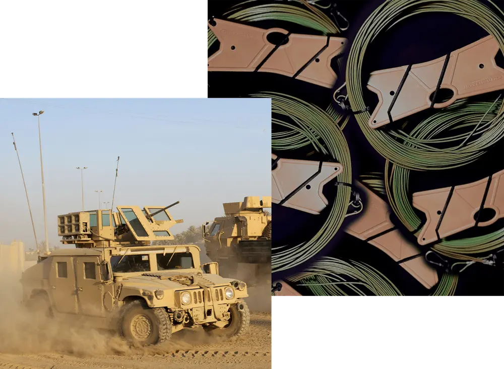 Hummer in the desert